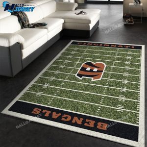 Homefield Cincinnati Bengals For Christmas Rug Rectangle Area Rugs