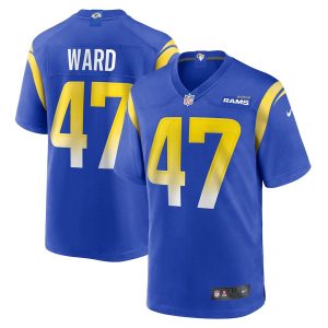 Mens Los Angeles Rams Alex Ward Home Game Jersey Royal