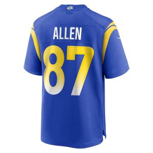 Mens Los Angeles Rams Davis Allen Nike Home Game Jersey Royal 3