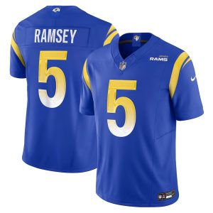 Mens Los Angeles Rams Jalen Ramsey Vapor F.U.S.E. Limited Jersey Royal