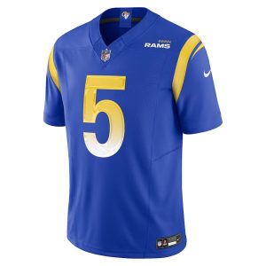 Mens Los Angeles Rams Jalen Ramsey Vapor F.U.S.E. Limited Jersey Royal