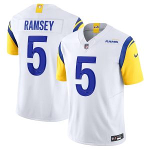 Mens Los Angeles Rams Jalen Ramsey Vapor F.U.S.E. Limited Jersey White