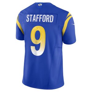 Mens Los Angeles Rams Matthew Stafford Vapor FUSE Limited Jersey Royal 3