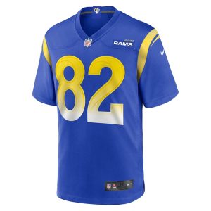 Mens Los Angeles Rams Miller Forristall Game Jersey Royal