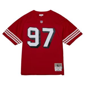 Mens San Francisco 49ers Bryant Young Mitchell & Ness Legacy Replica Jersey Scarlet