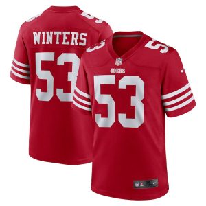 Mens San Francisco 49ers Dee Winters Team Game Jersey Scarlet
