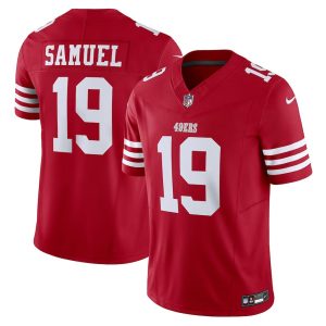 Mens San Francisco 49ers Deebo Samuel Jerseys Vapor F.U.S.E. Limited Scarlet