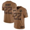 Mens Tennessee Titans Derrick Henry Jersey 2023 Salute To Service Limited Brown