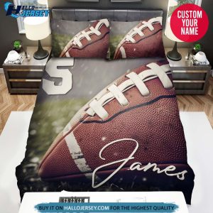 Personalized Football Vintage Bedding Set