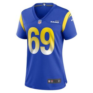 Womens Los Angeles Rams Kevin Dotson Game Jersey Royal