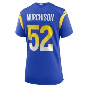 Womens Los Angeles Rams Larrell Murchison Nike Team Game Jersey Royal 3