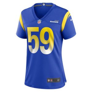 Womens Los Angeles Rams Troy Reeder Team Game Jersey Royal