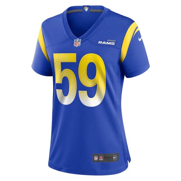 Womens Los Angeles Rams Troy Reeder Team Game Jersey Royal