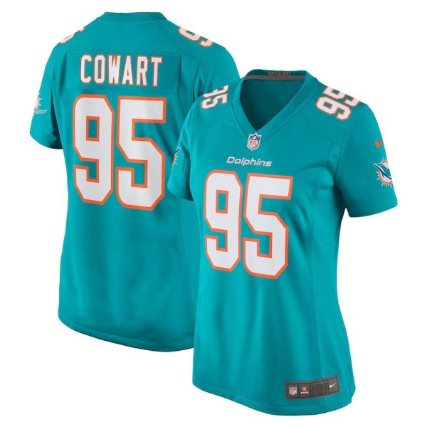 Womens Miami Dolphins Byron Cowart Game Jersey Aqua