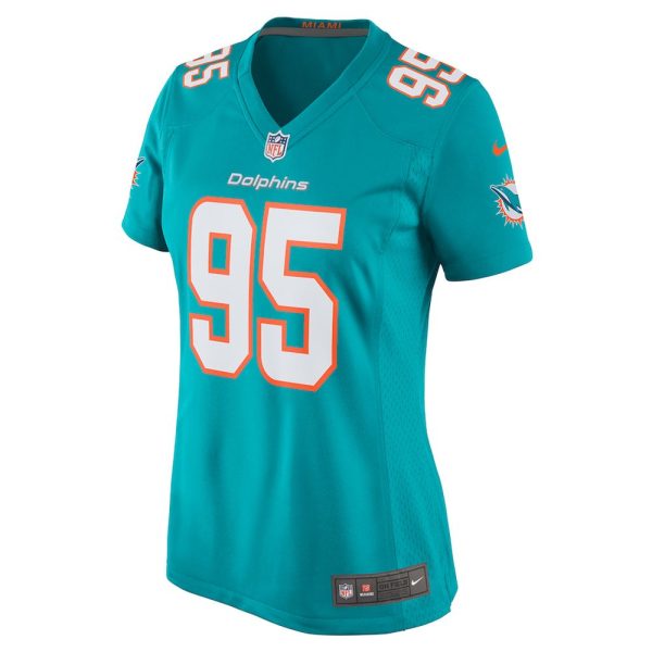 Womens Miami Dolphins Byron Cowart Game Jersey Aqua