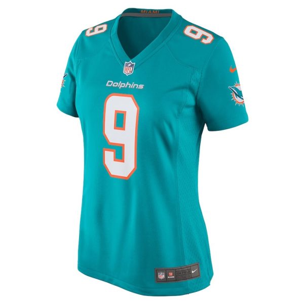 Womens Miami Dolphins Calvin Jackson Home Game Player Jersey Aqua