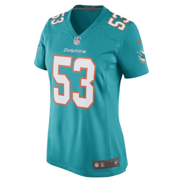 Womens Miami Dolphins Cameron Goode Game Player Jersey Aqua