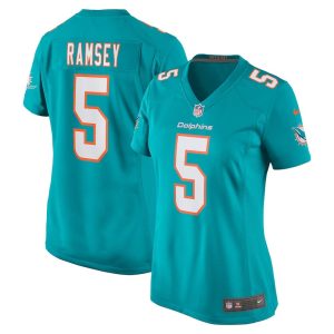 Womens Miami Dolphins Jalen Ramsey Player Jersey Aqua