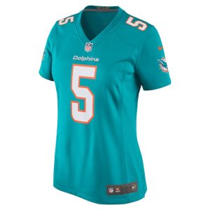 Womens Miami Dolphins Jalen Ramsey Player Jersey Aqua