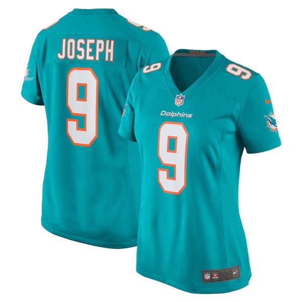 Womens Miami Dolphins Kelvin Joseph Team Game Jersey Aqua