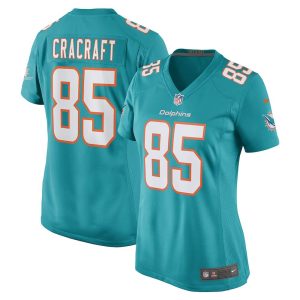 Womens Miami Dolphins River Cracraft Game Player Jersey Aqua