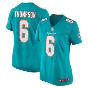 Womens Miami Dolphins Skylar Thompson Team Game Jersey Aqua