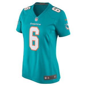 Womens Miami Dolphins Skylar Thompson Team Game Jersey Aqua