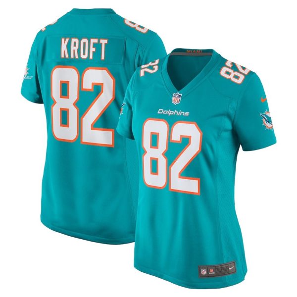 Womens Miami Dolphins Tyler Kroft Team Game Jersey Aqua