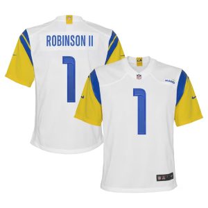 Youth Los Angeles Rams Allen Robinson Game Jersey White