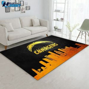 Los Angeles Chargers For Christmas Kitchen Rug