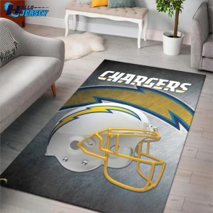 Los Angeles Chargers Team Rectangle Area Rug