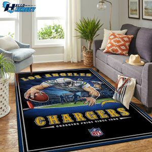 Los Angeles Chargers Team Pride Home Decor Area Rug