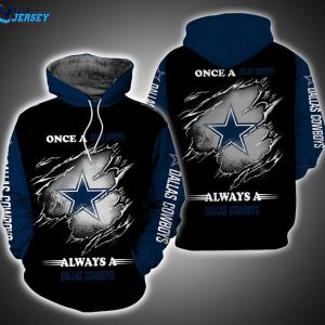 Always A Dallas Cowboys Fan All Over Print Hoodie, Gifts For Dallas Cowboys Fans
