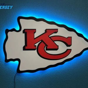 Color Changing Kansas City Sign Chiefs Football Metal 2