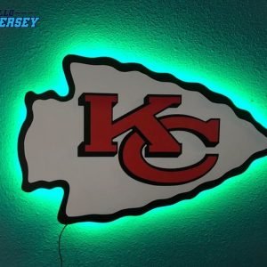 Color Changing Kansas City Sign Chiefs Football Metal 5