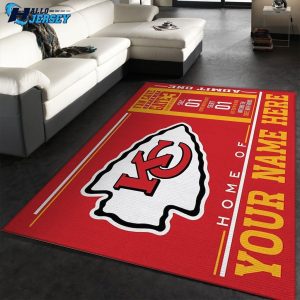 Customizable Kansas City Chiefs Wincraft Personalized Area Rug