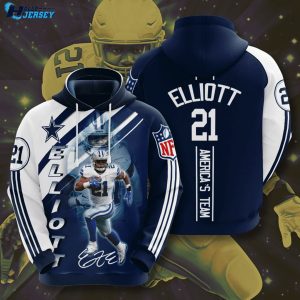 Dallas Cowboys Ezekiel Elliott Hoodie Gift For Fans