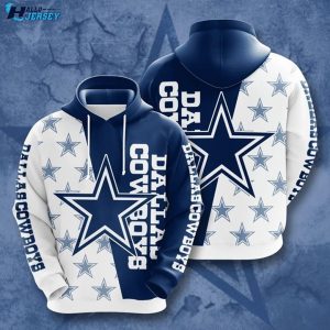 Dallas Cowboys Football Pocket Pullover Sweater All-over Print Hoodie