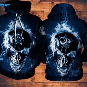 Dallas Cowboys Football Skull Hoodie