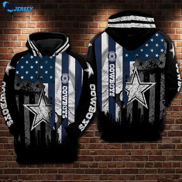 Dallas Cowboys Football Team Us Style Easter Gifts Full Print Hoodie