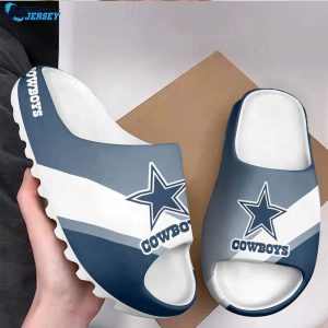Dallas Cowboys Football Team Yeezy Slippers