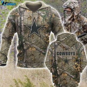 Dallas Cowboys Forest Logo Team US Style Nice Gift All Over Print Hoodie