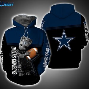 Dallas Cowboys Ft. Groot Style Nice Gift All Over Print Hoodie