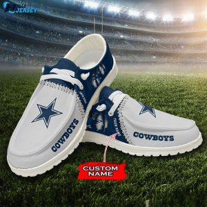 Dallas Cowboys Hey Dude Moccasin Slippers