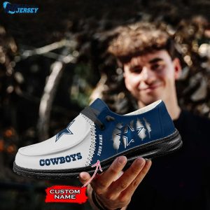 Dallas Cowboys Hey Dude Moccasin Slippers