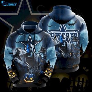 Dallas Cowboys Halloween All Over Print Gift For Fans Hoodie