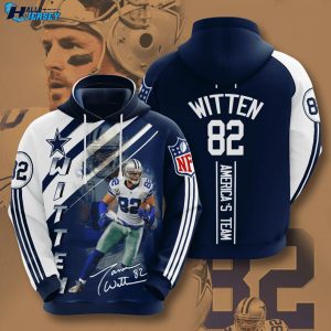 Dallas Cowboys Jason Witten All Over Print Hoodie Gift For Fans