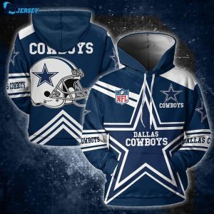 Dallas Cowboys Logo Helmet Easter Gifts Full Print Hoodie