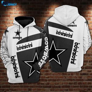 Dallas Cowboys Logo Sport All Over Print Hoodie