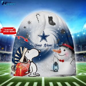 Dallas Cowboys Snoopy Easter Gifts Personalized Wool Beanie